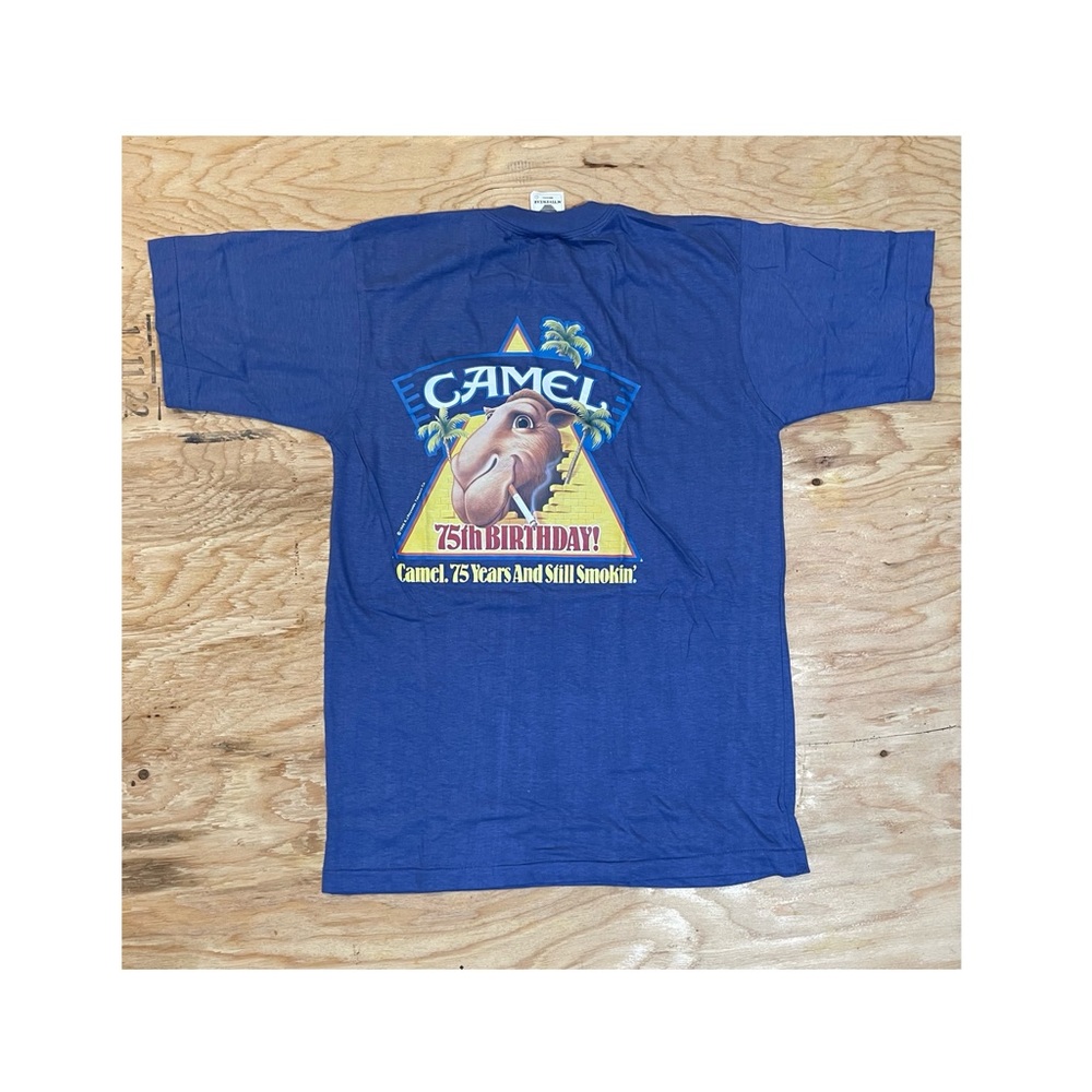 Vintage 1988 Camel 75th Birthday T-shirt single stitch - Excellent condition